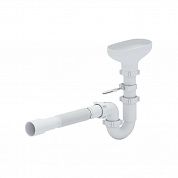 Сифон с разрывом струи 1-1/2" с гофрой DR0115 АНИ ПЛАСТ