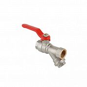 Кран шаровой со встроенным фильтром 3/4 ручка VALTEC Combi