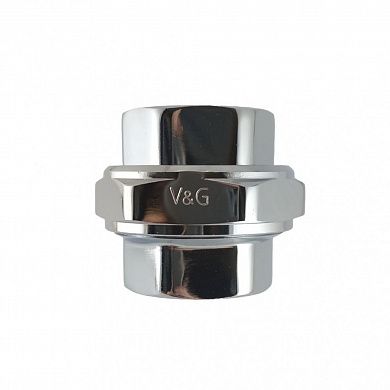 Американка 1 1/4 внутр хромированная VALOGIN