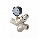 Подпиточный клапан 1/2 с фильтром и манометром VALTEC