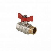  Кран шаровой 1/2 внутр наруж бабочка VALTEC Base