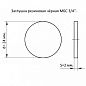 Заглушка 3/4" 24 х 2 мм резиновая чёрная МБС