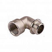Угол 1/2 наруж 3/4 внутр переходной с ограничителем никель GENERAL FITTINGS