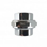 Американка 1 1/4 внутр хромированная VALOGIN